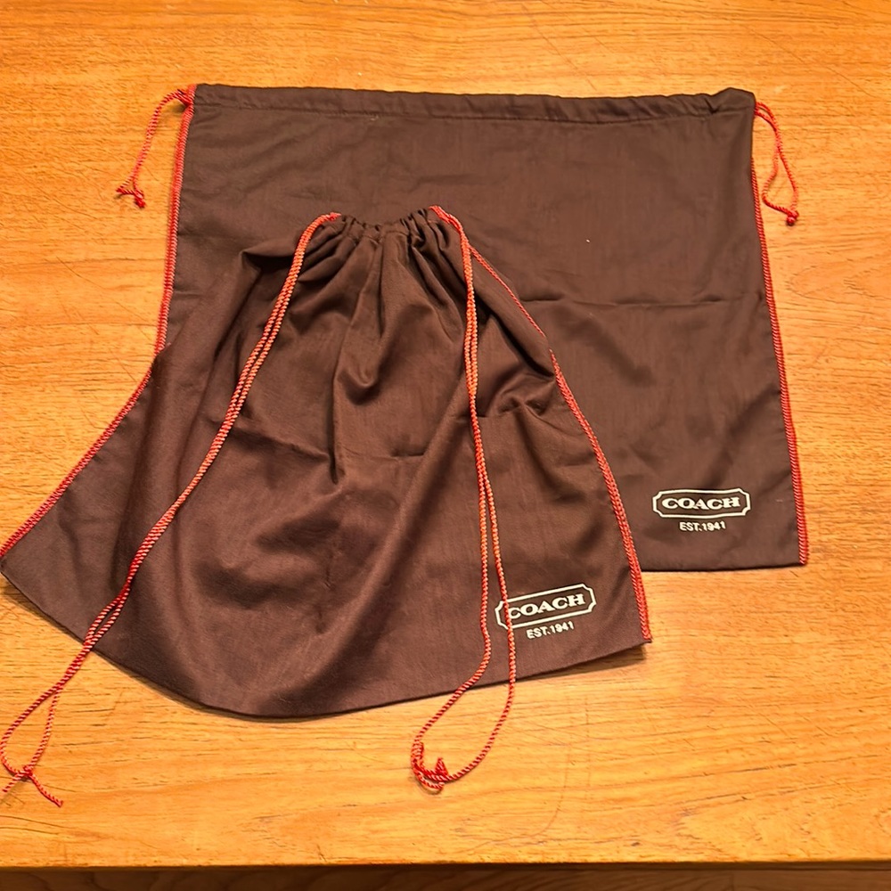 Coach Dust Cover Bag Set Of 2